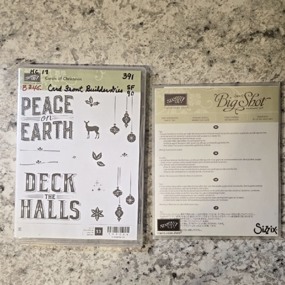Stampin' Up! Carols of Christmas  Stamp Set & Card Front Builder Thinlits Dies